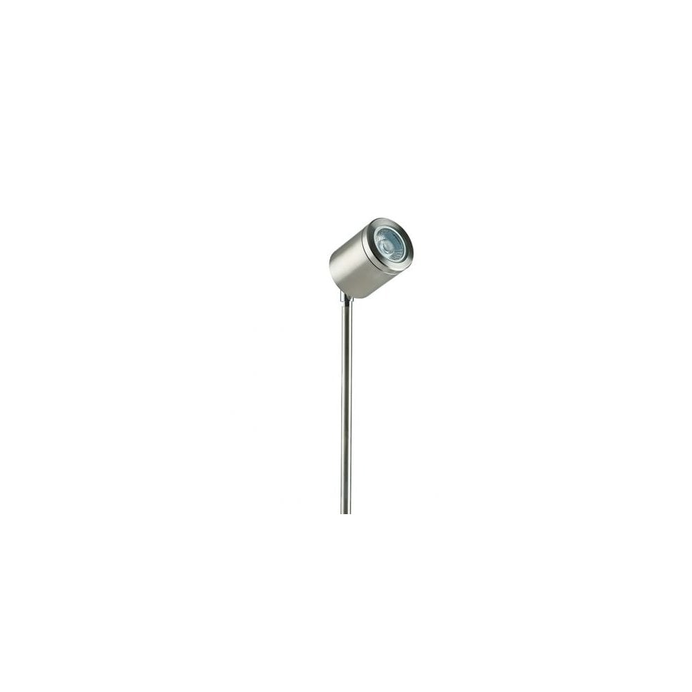 SL220 Brushed Metal Spike Light - Stainless Steel LV LED, Cool White (4K), 40° Beam Angle