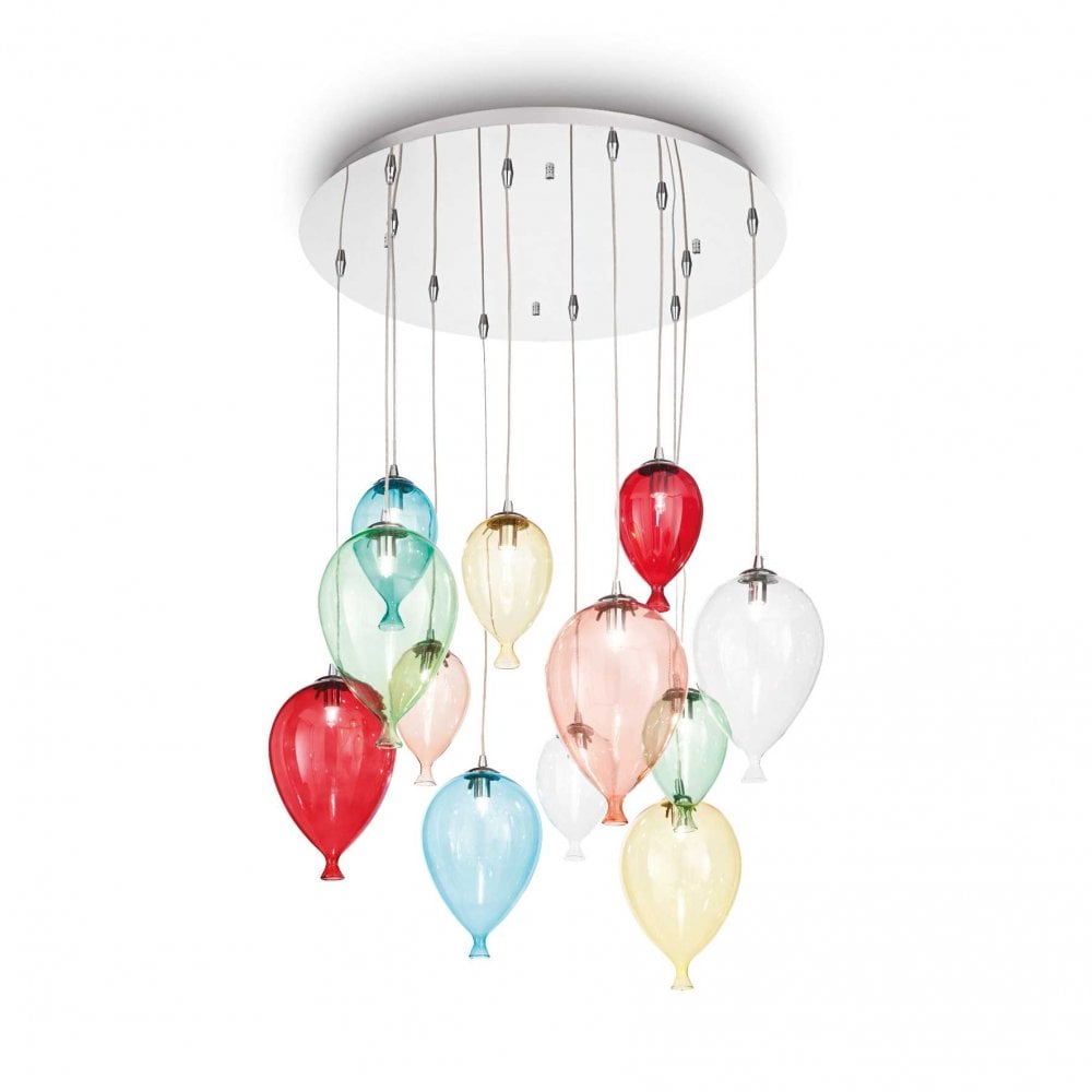 Modern Clown Pendant Light with 12 Bulbs