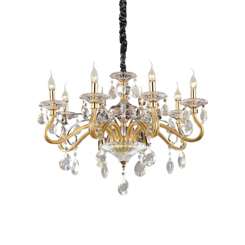 Classic Elegance 8-Light Chandelier Pendant