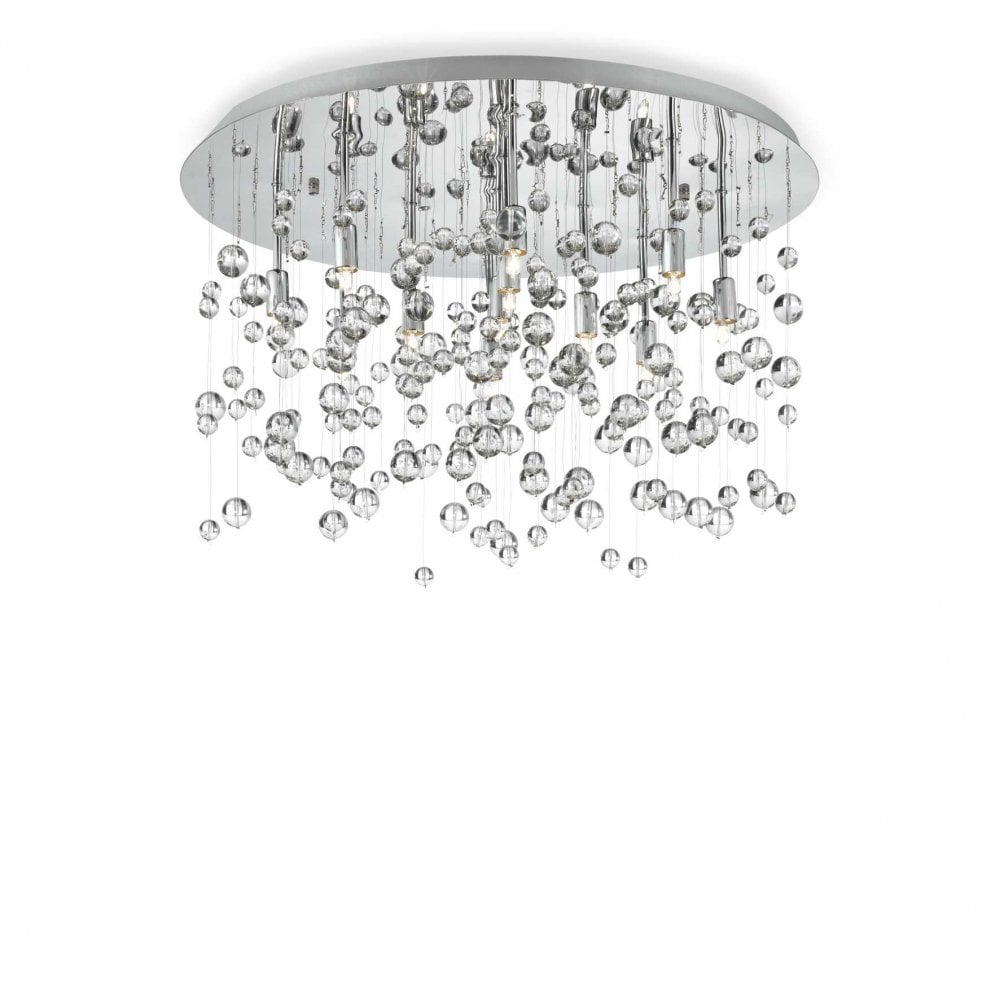 Neve Modern Chrome 8-Light Surface Spotlight