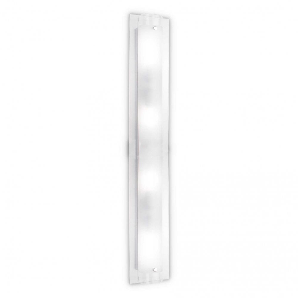 Sleek Tudor Quad-Bulb Chrome Wall Sconce