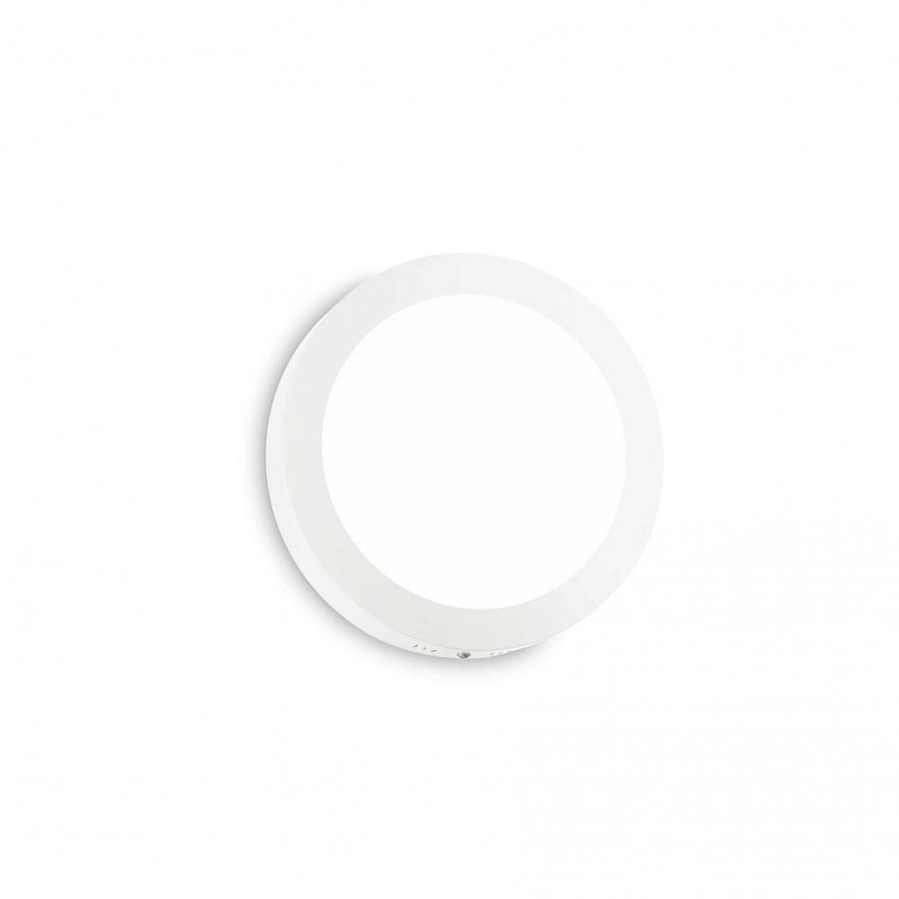 Round White 18W LED Wall Light - Modern Universal Collection