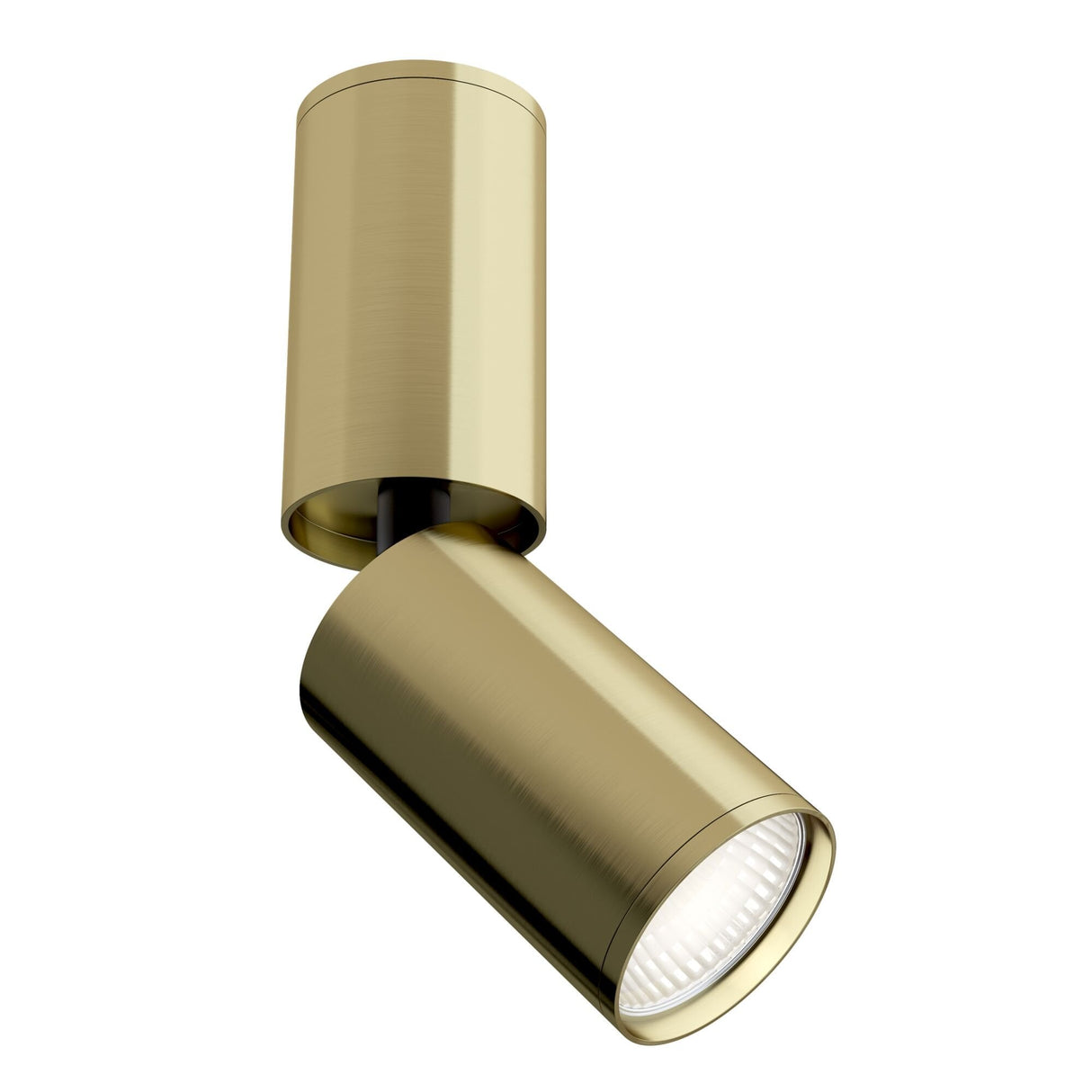 Brass Elegance: FOCUS S Ceiling Lamp with Sleek Design