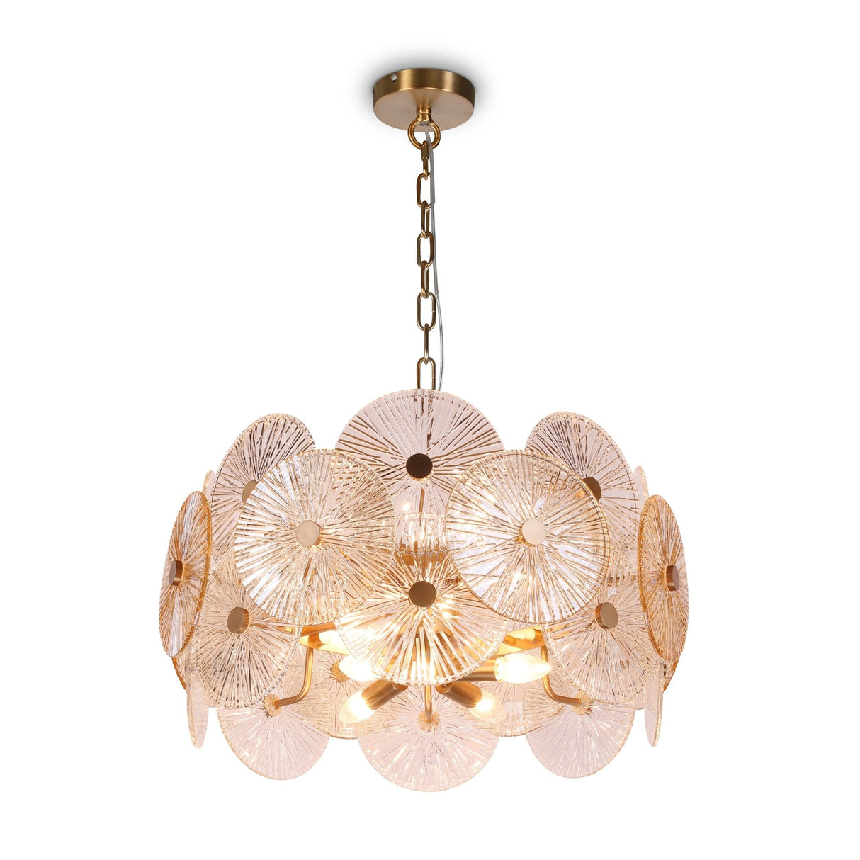Elegant Gold Orbit Pendant Light