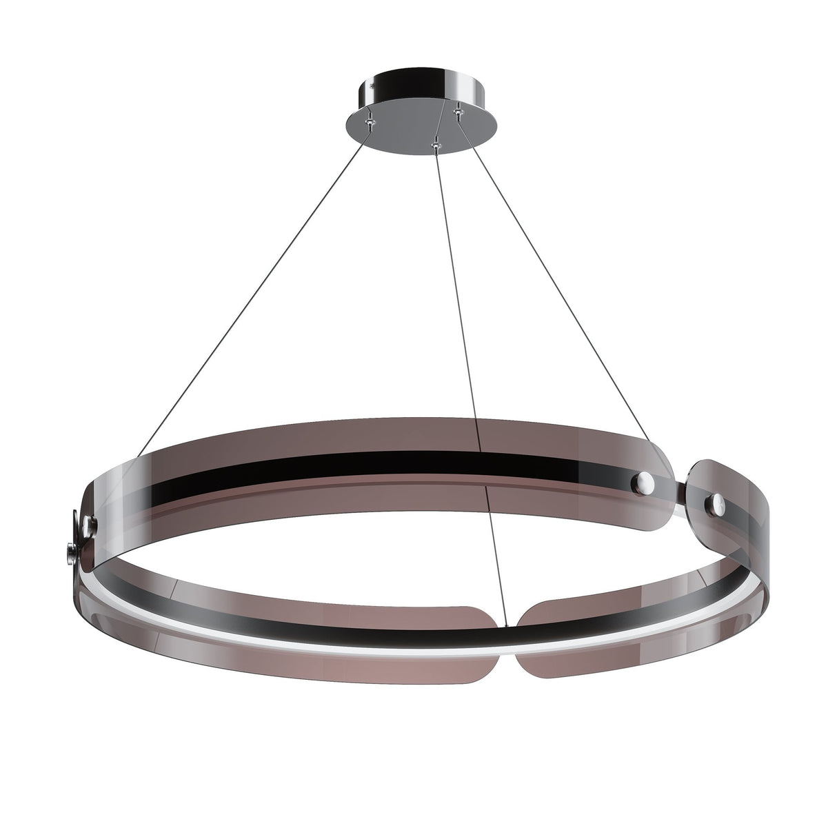 Sleek Grey Interstellar Pendant Light Fixture