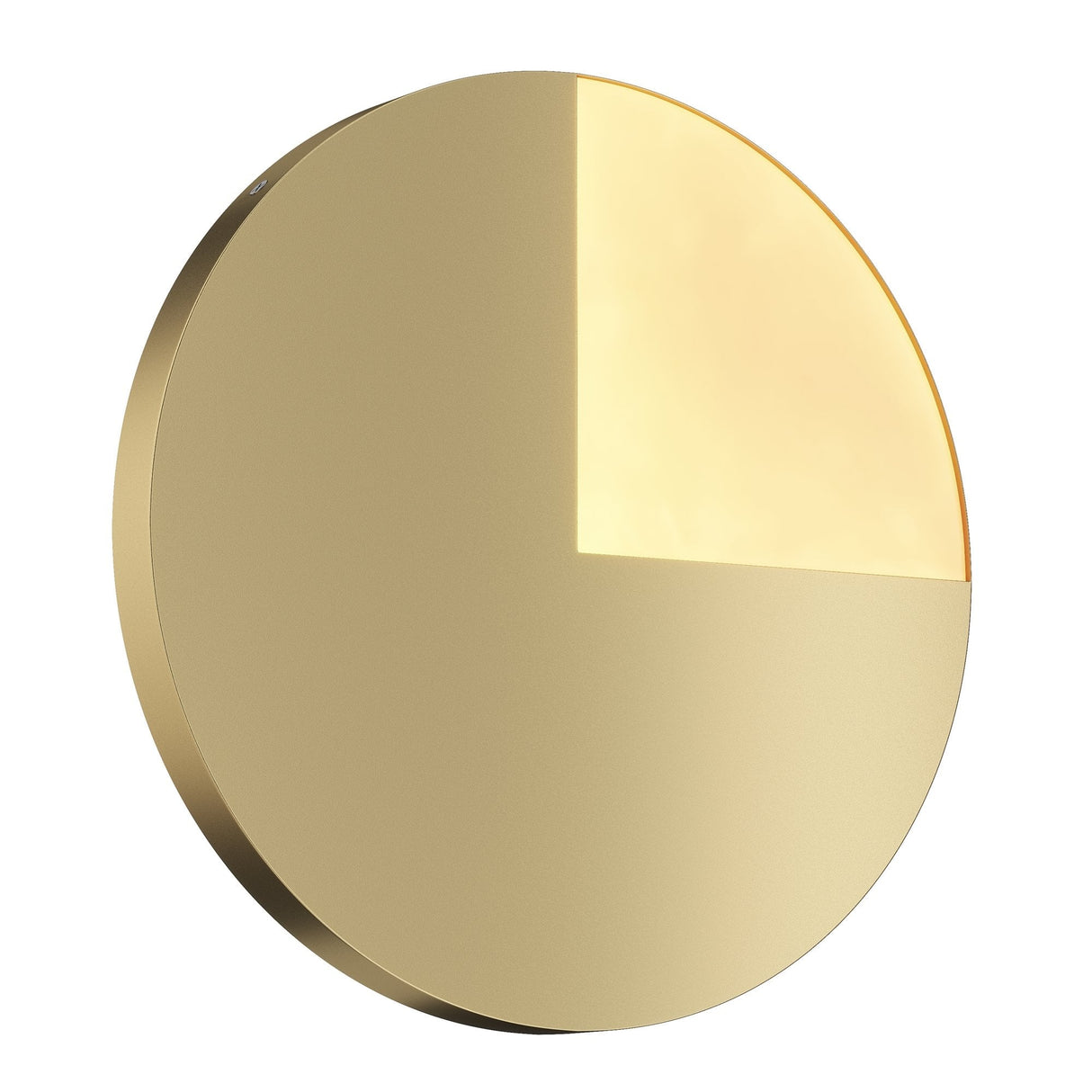 Contemporary Jupiter Brass Wall Sconce