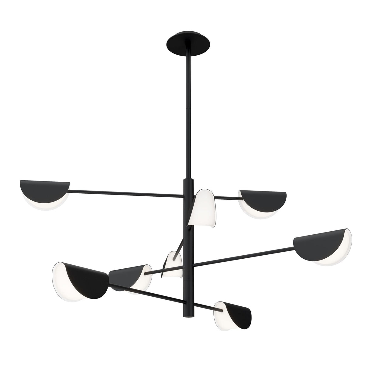 Contemporary Black Mollis Chandelier