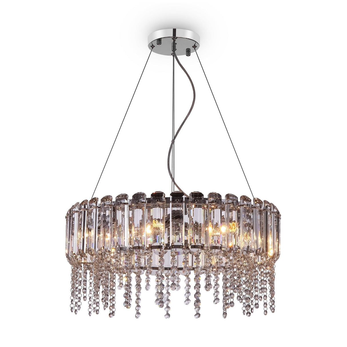 Contemporary Elegance Chrome Pendant Light