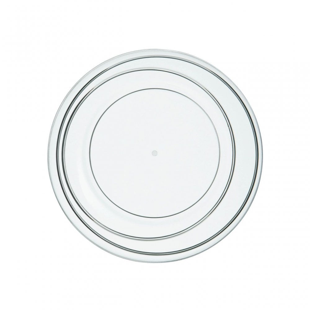 Clear Plastic Small Summer Plate