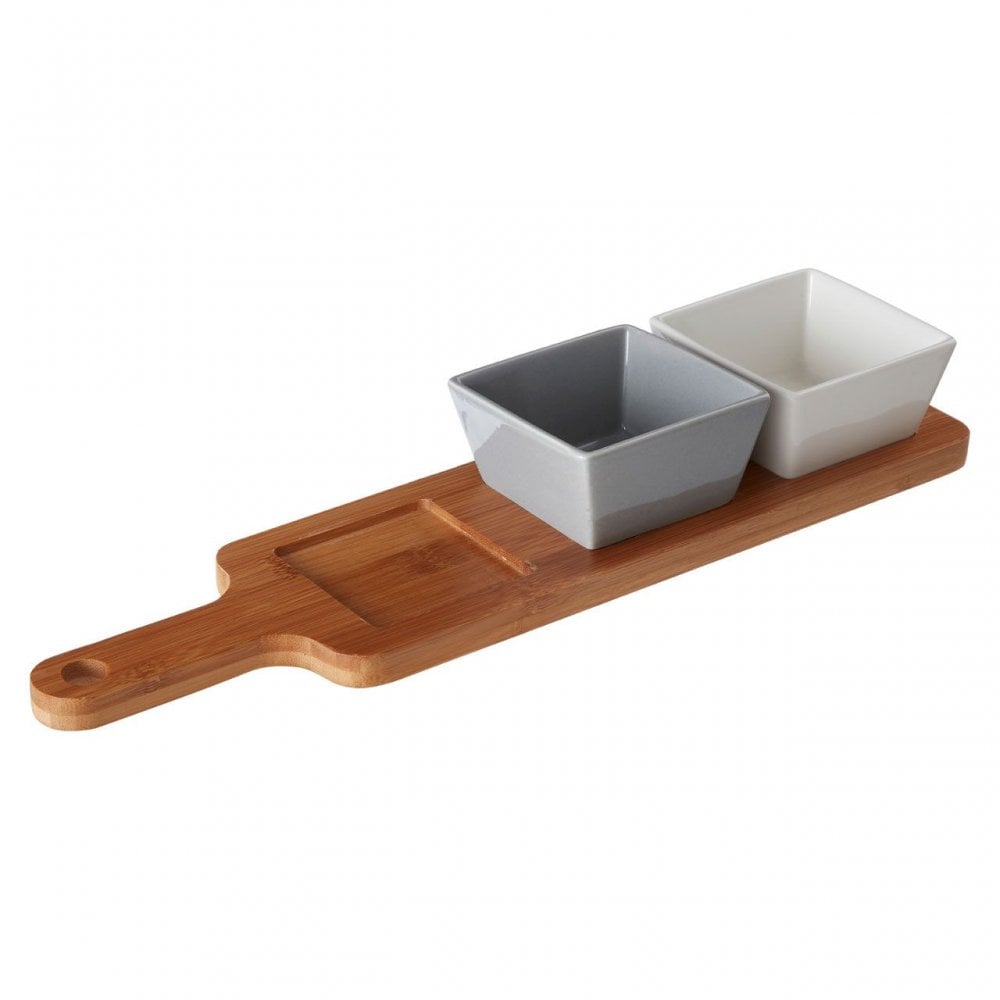 Soiree Serving Board With Square Dishes