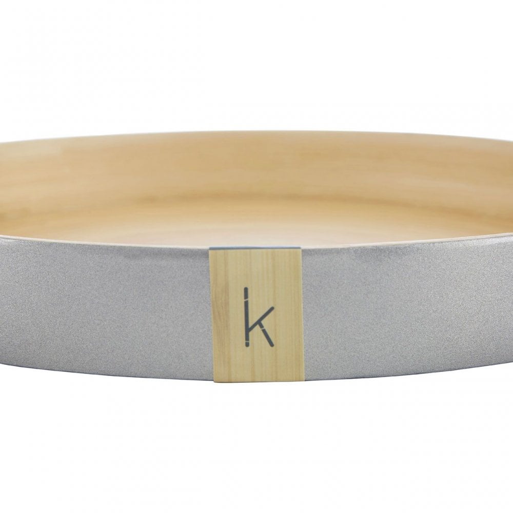 Kyoto Small Silver Tray With Side Handles