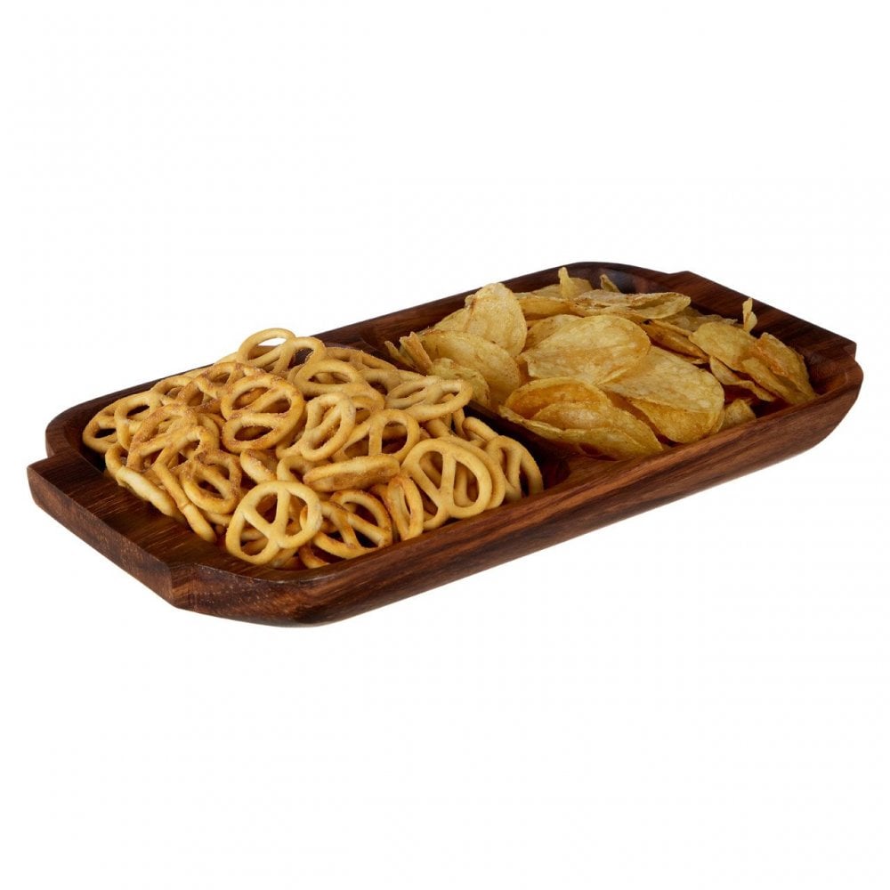 Kora 2 Section Serving Dish With Handles