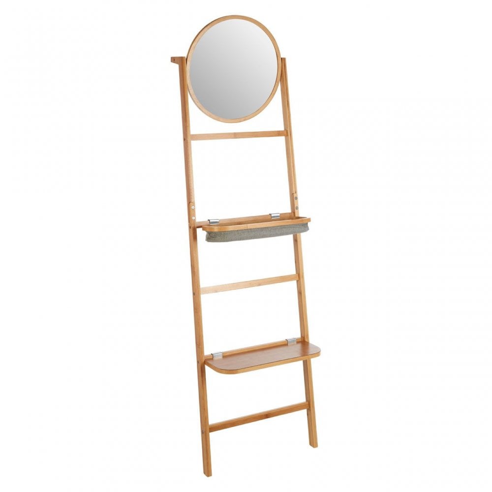 Carrick 5 Tier Towel Rack With Mirror