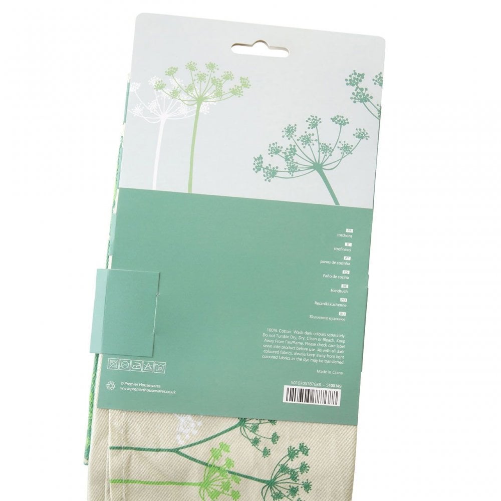 Cow Parsley Tea Towels - Set Of 3