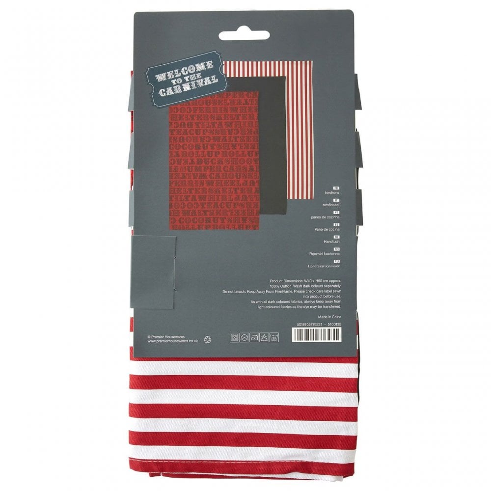 Carnival Tea Towels - Set Of 3