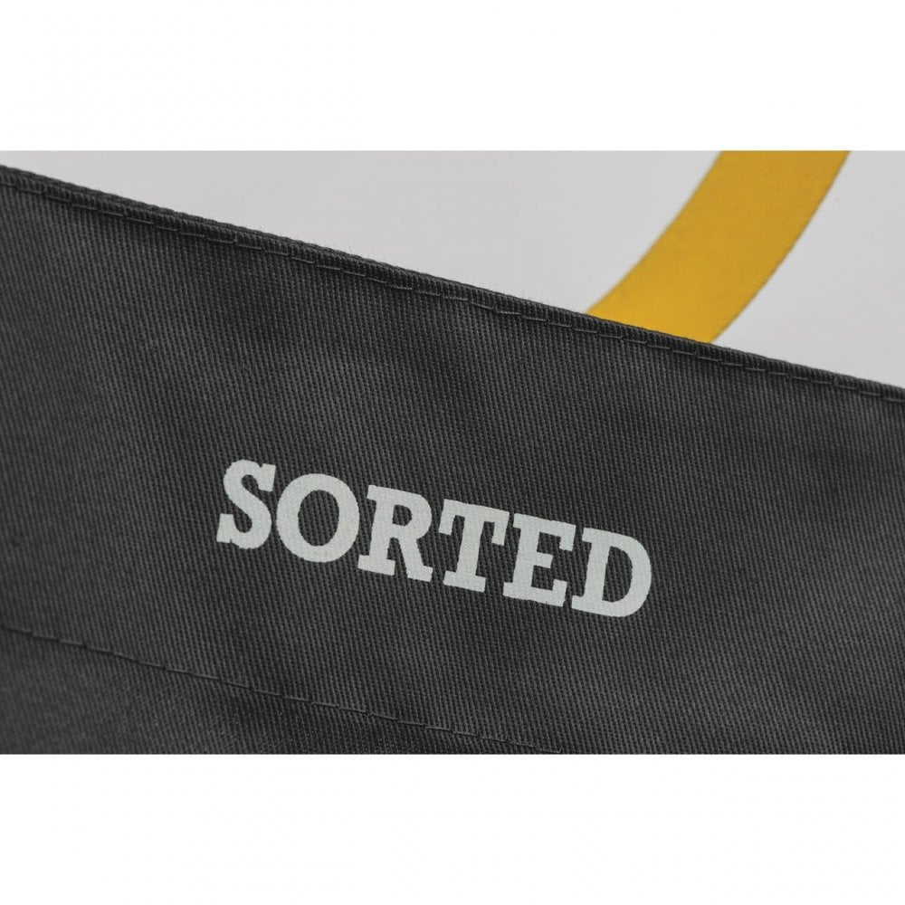 Black And Yellow Logo Sorted Apron