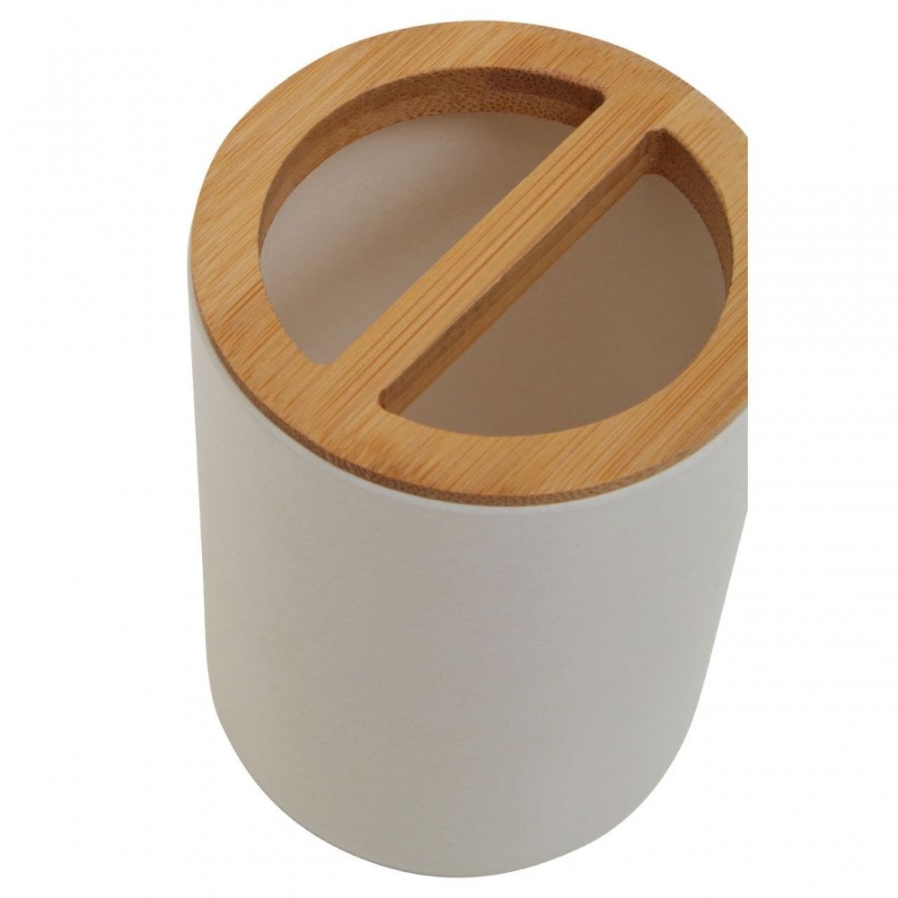 Canyon White Toothbrush Holder