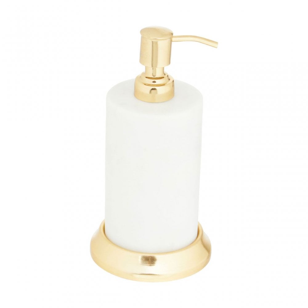 White Marble Lotion Dispenser