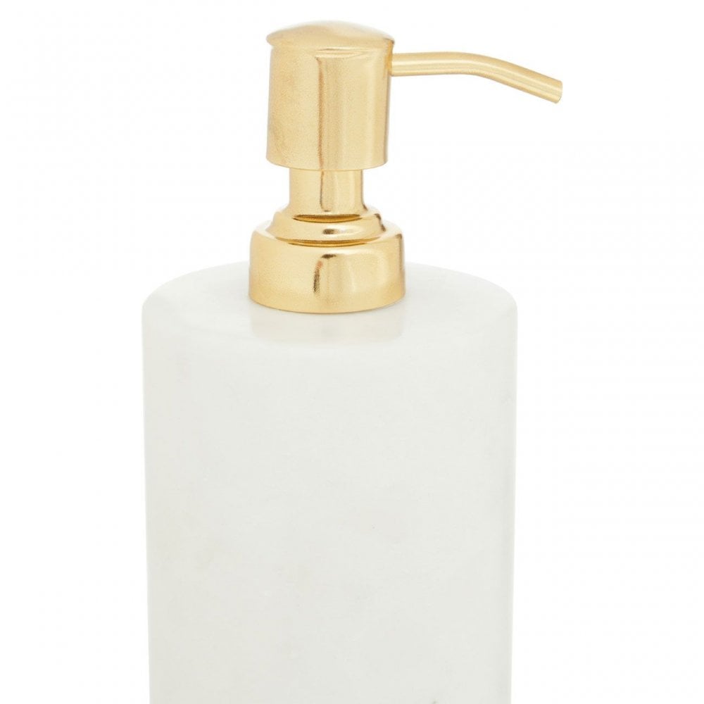 White Marble Lotion Dispenser