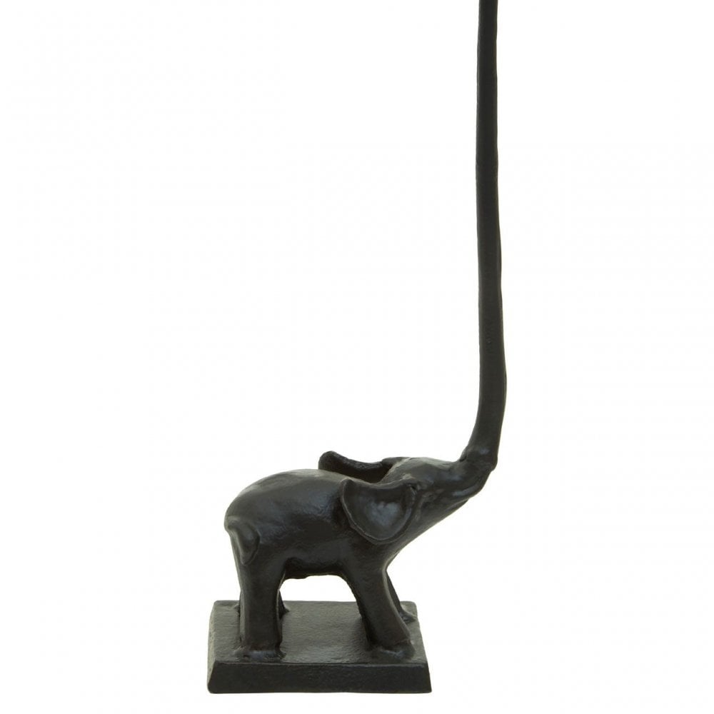 Fauna Black Elephant Toilet Roll Holder
