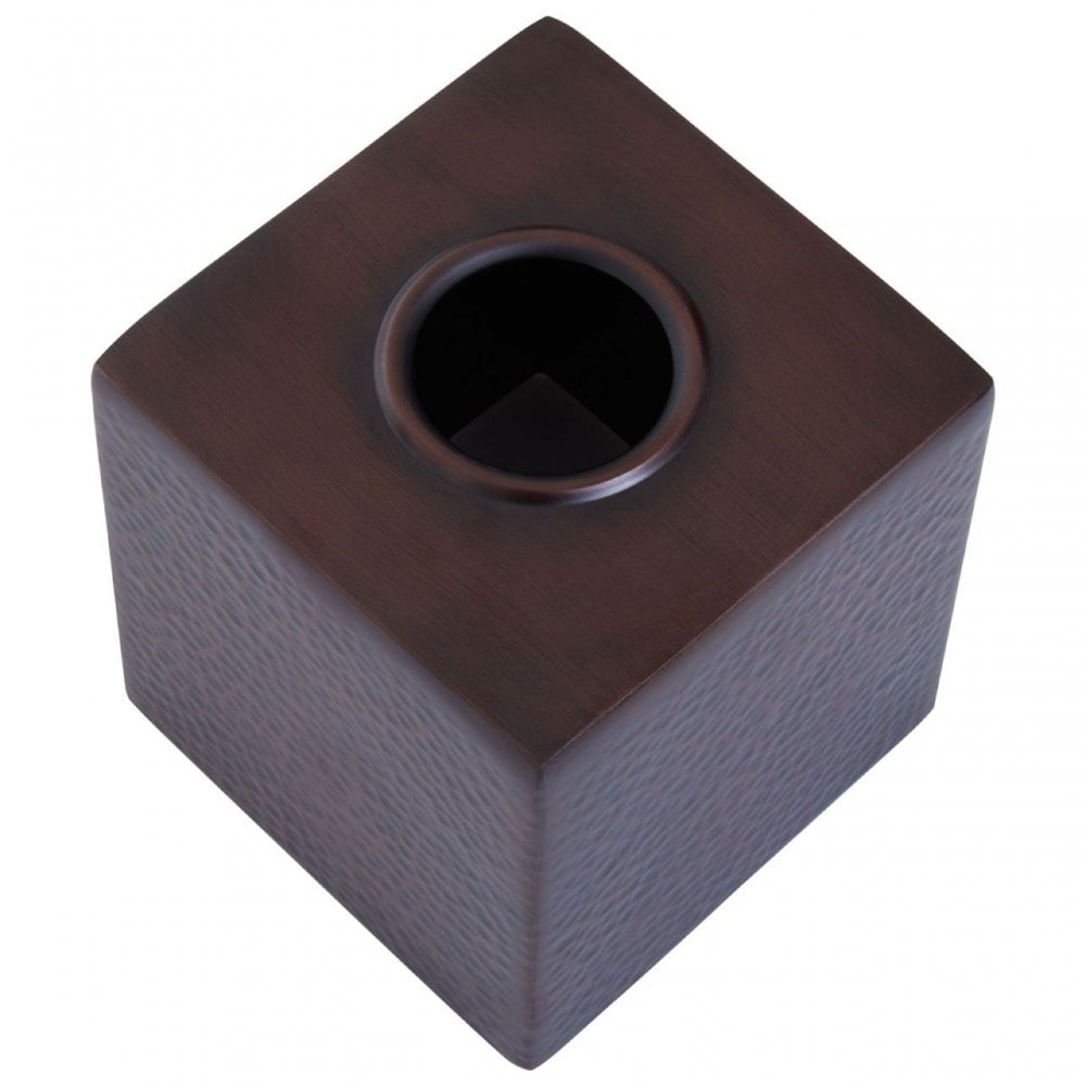Allegra Bronze Finish Tissue Box