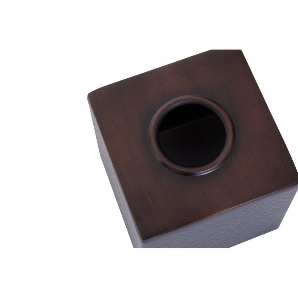 Allegra Bronze Finish Tissue Box