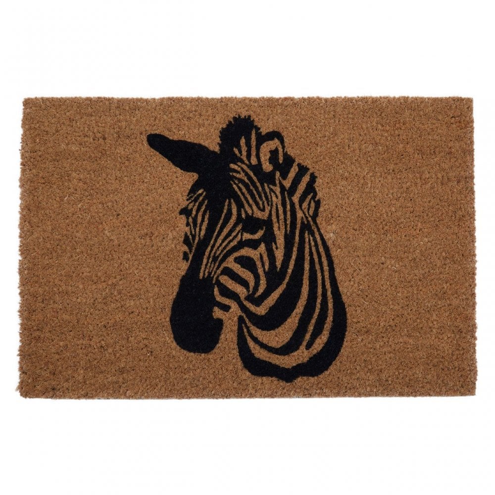 Zebra Face Doormat