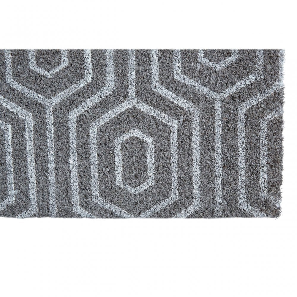 Grey Geo Doormat