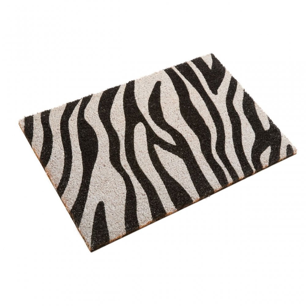 Zebra Print Doormat