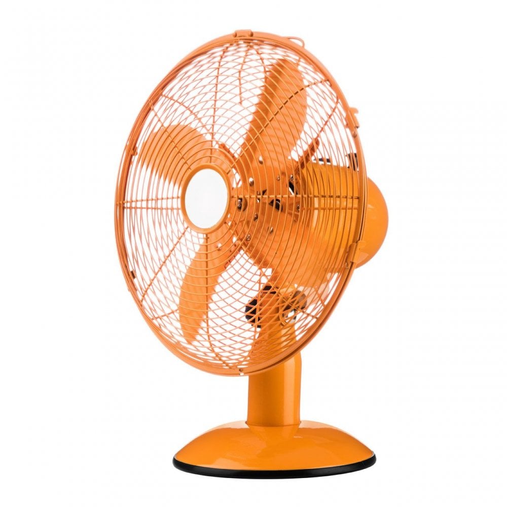 Orange Desk Fan