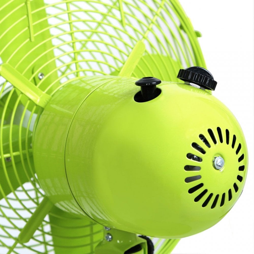 Lime Green Desk Fan