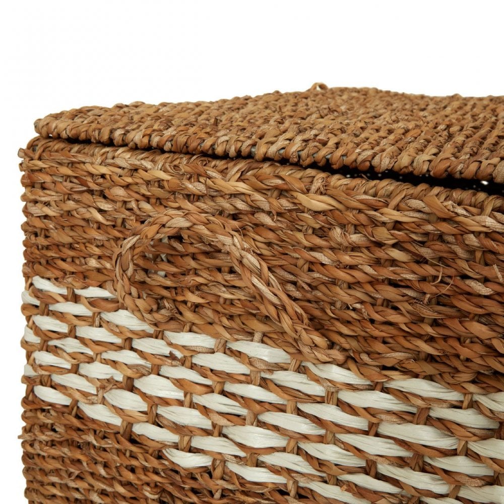 Set Of 3 Rectangular Seagrass Baskets