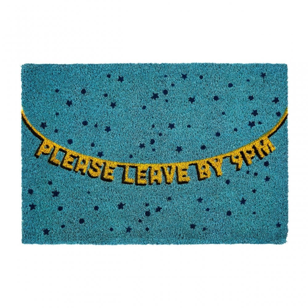 Please Leave By 9Pm Doormat