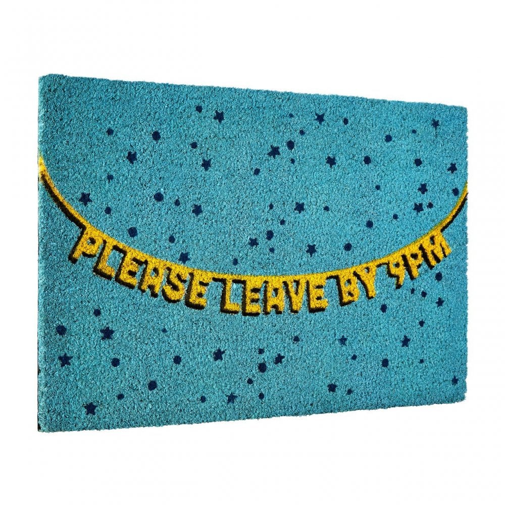 Please Leave By 9Pm Doormat