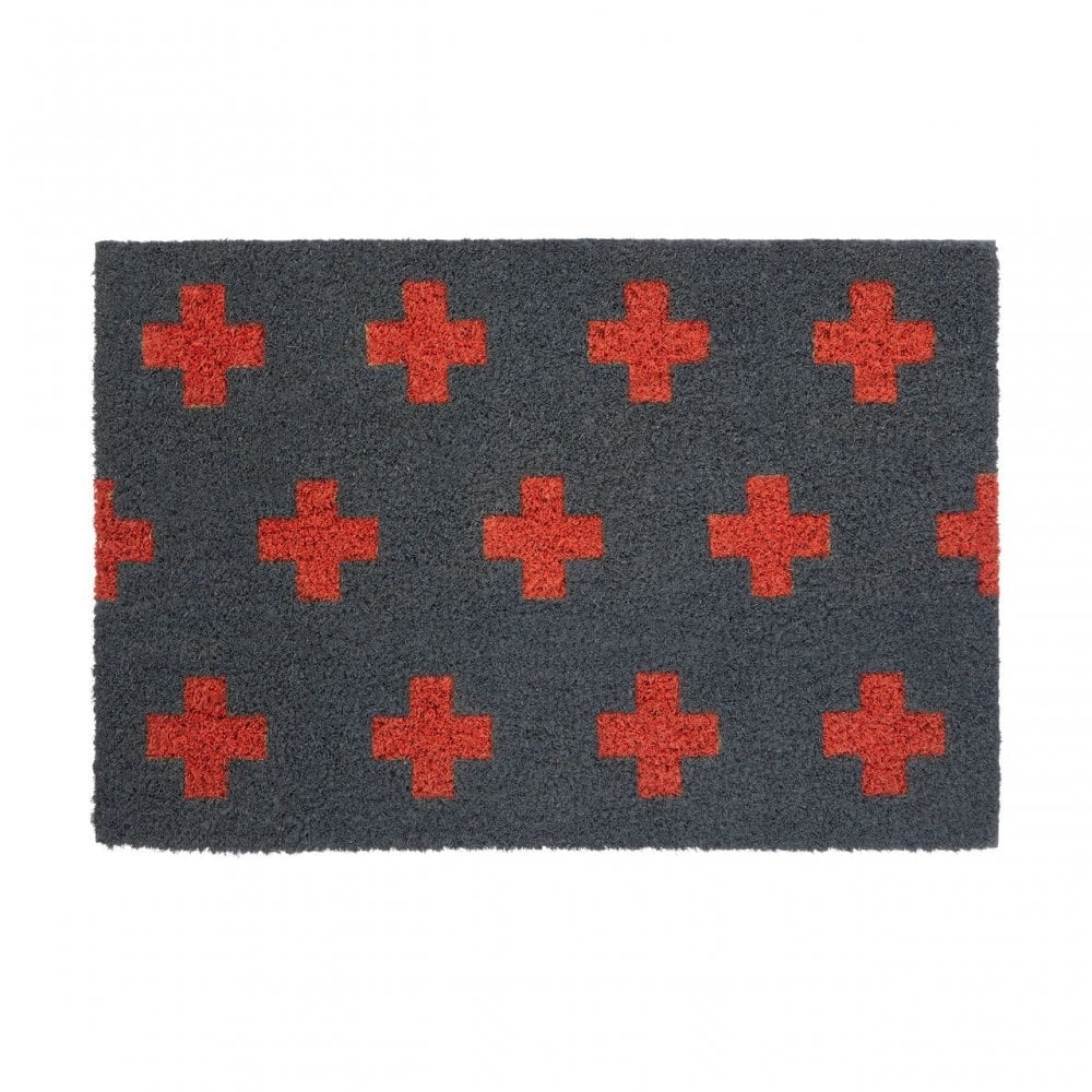 Neon Crosses Doormat