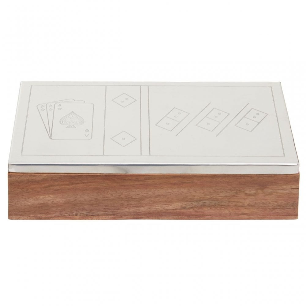 Churchill 3 In 1 Domino Dice Game Set