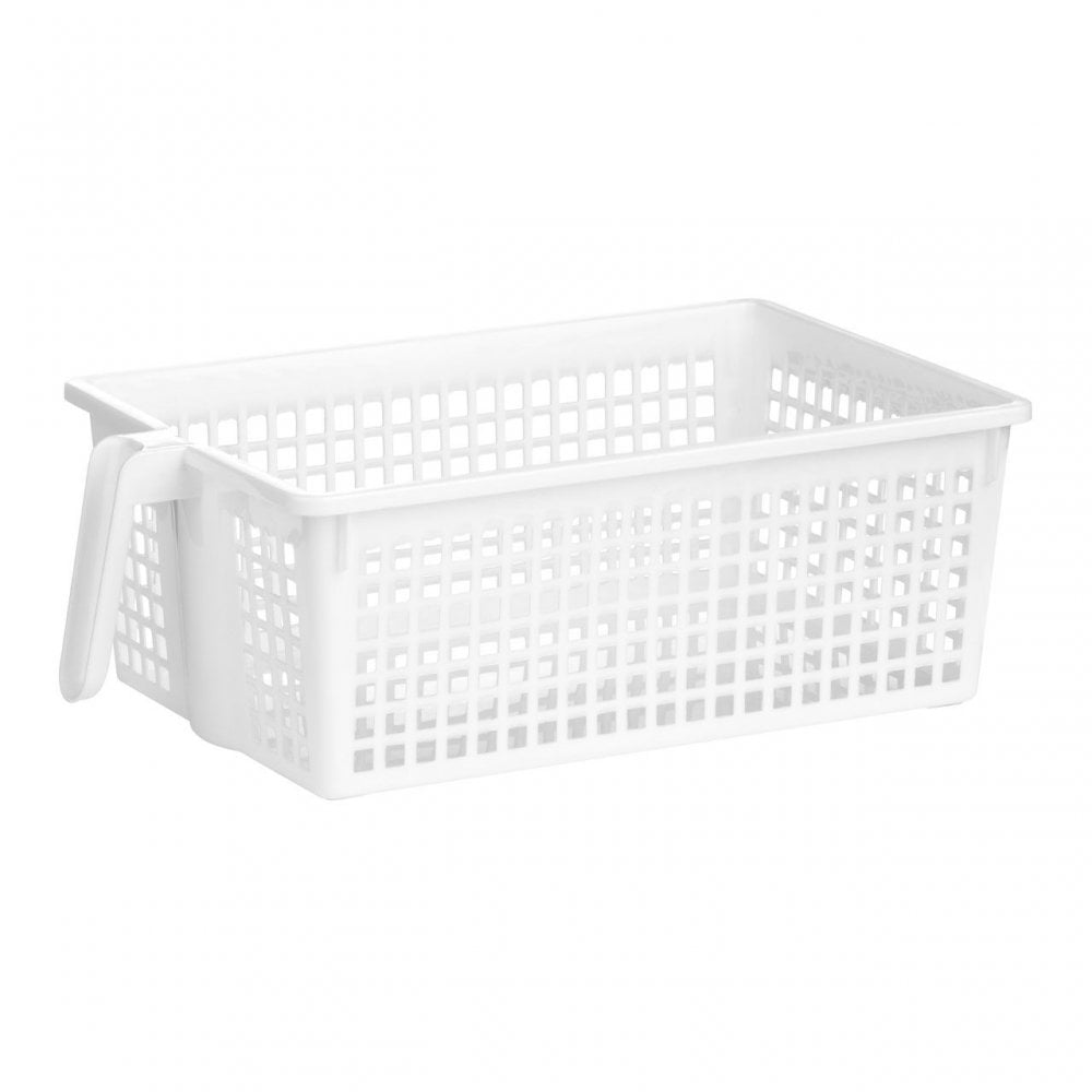 White Pp Storage Basket