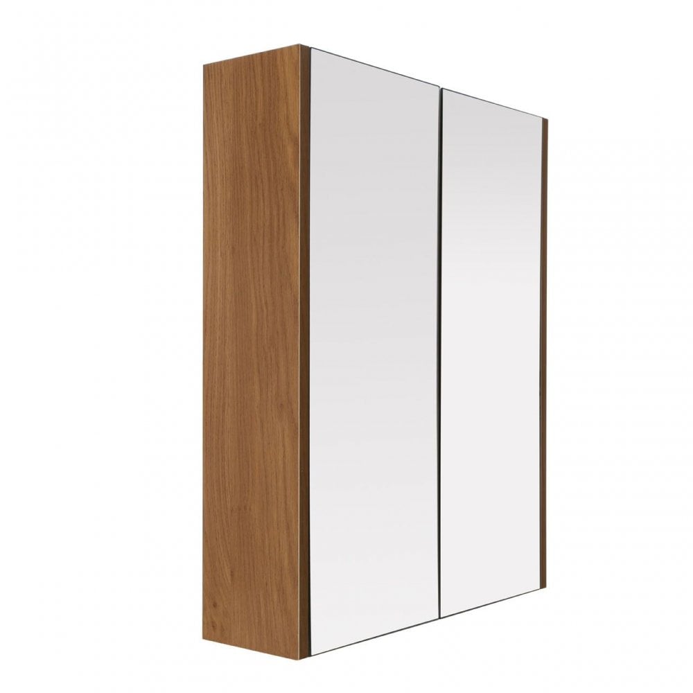 2 Door Oak Effect Wall Cabinet