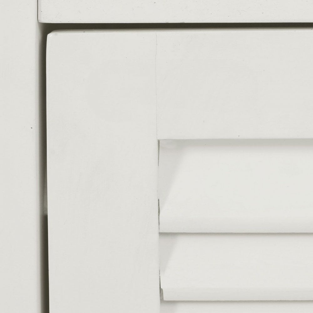 White Wood Floor Cabinet