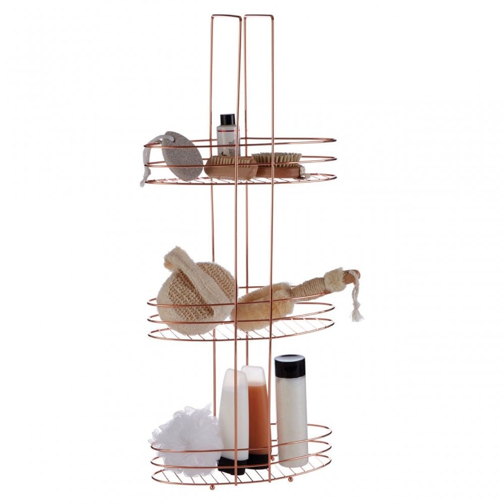 3 Tier Copper Plated Storage Rack