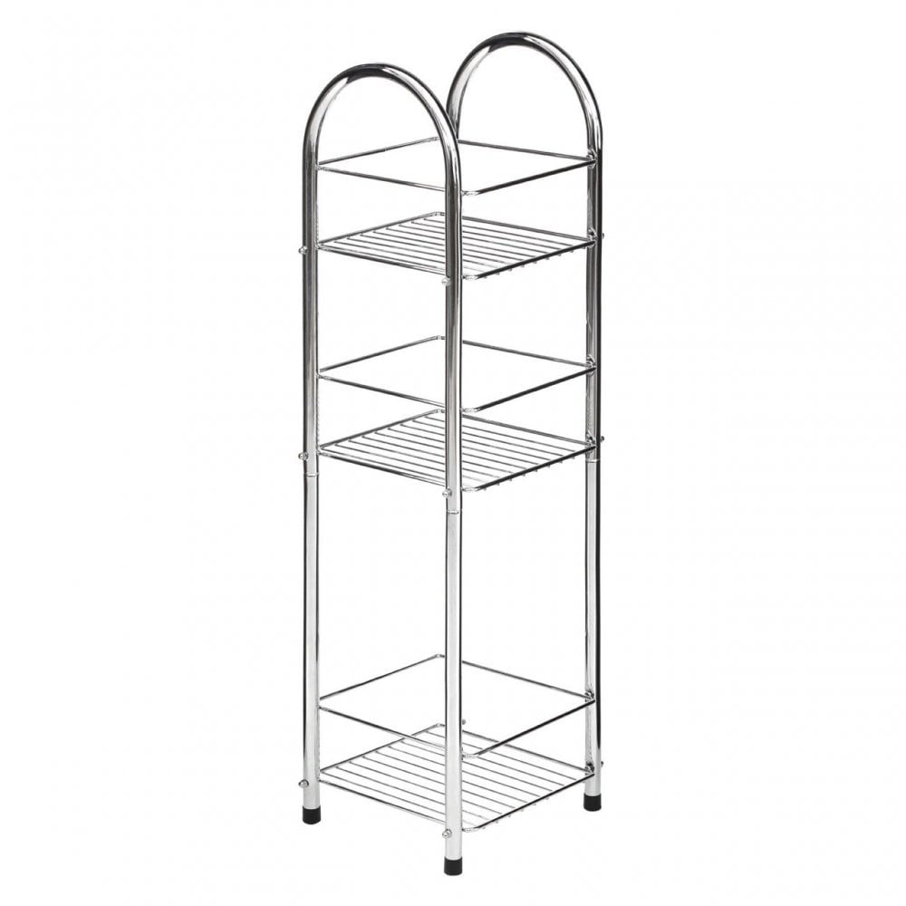 3 Tier Chrome Storage Stand