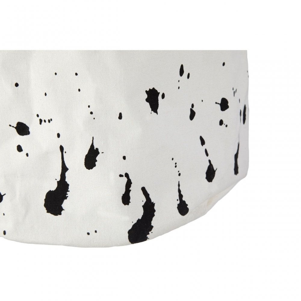 Speckled Fabric Laundry Basket
