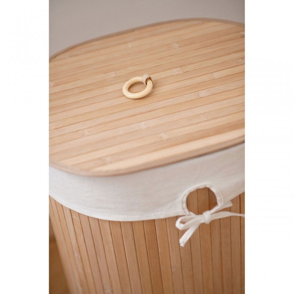 Kankyo Natural Oval Laundry Hamper