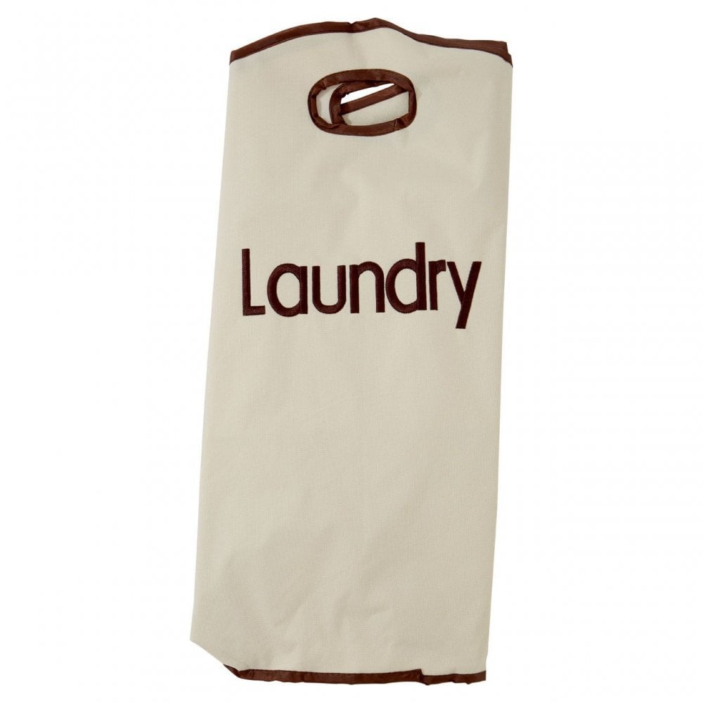 Beige Polyester Laundry Bag