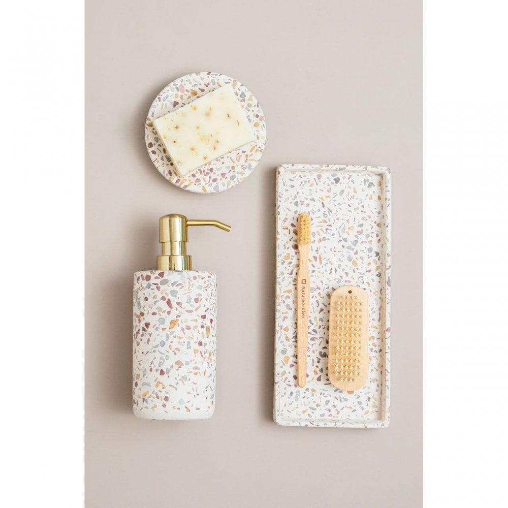 Gozo Concrete Terrazzo Soap Dish