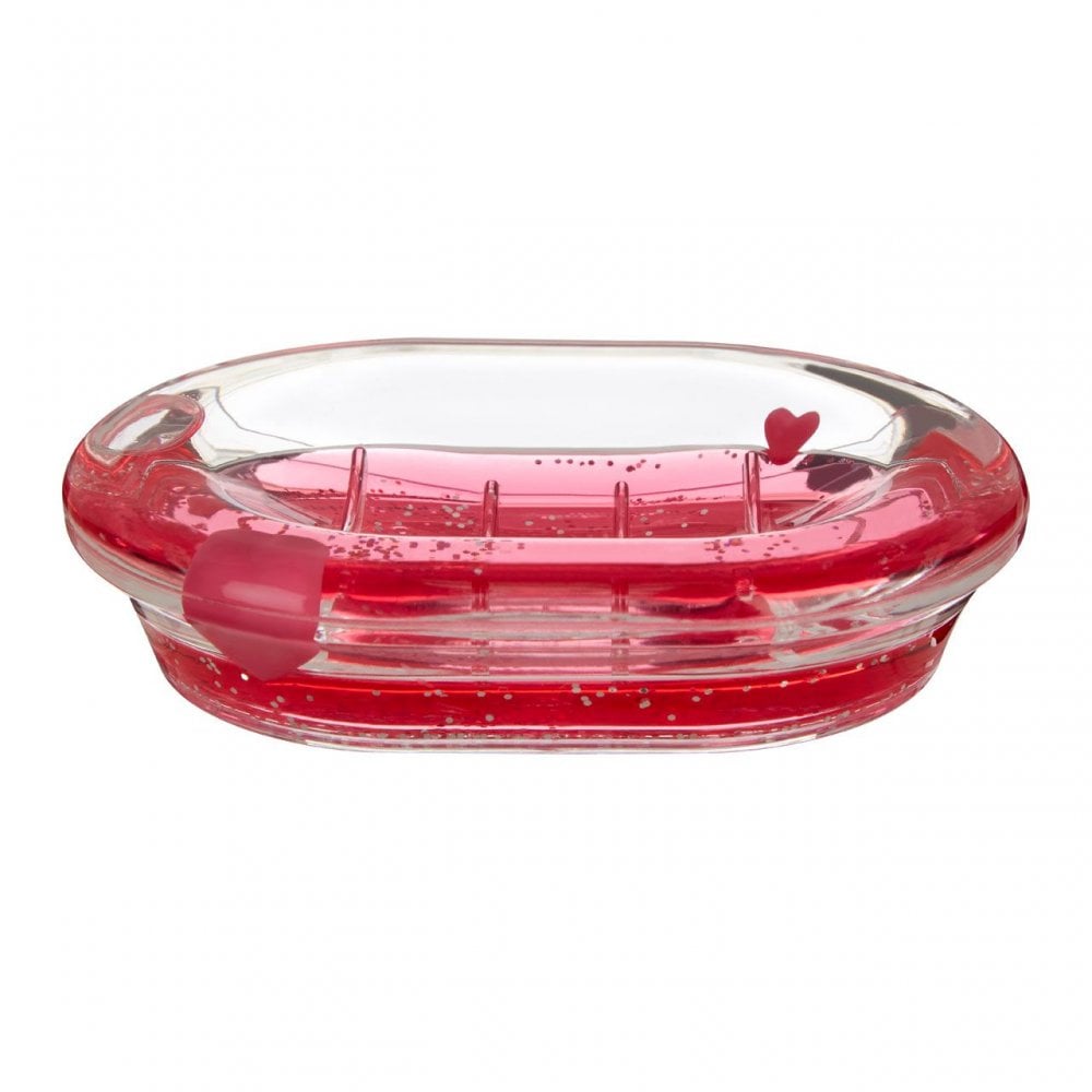 Acrylic Hearts Soap Dish