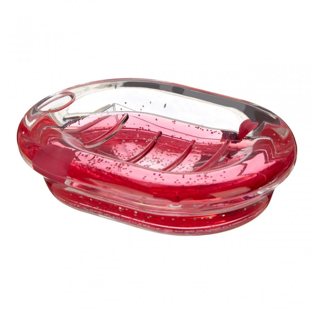 Acrylic Hearts Soap Dish