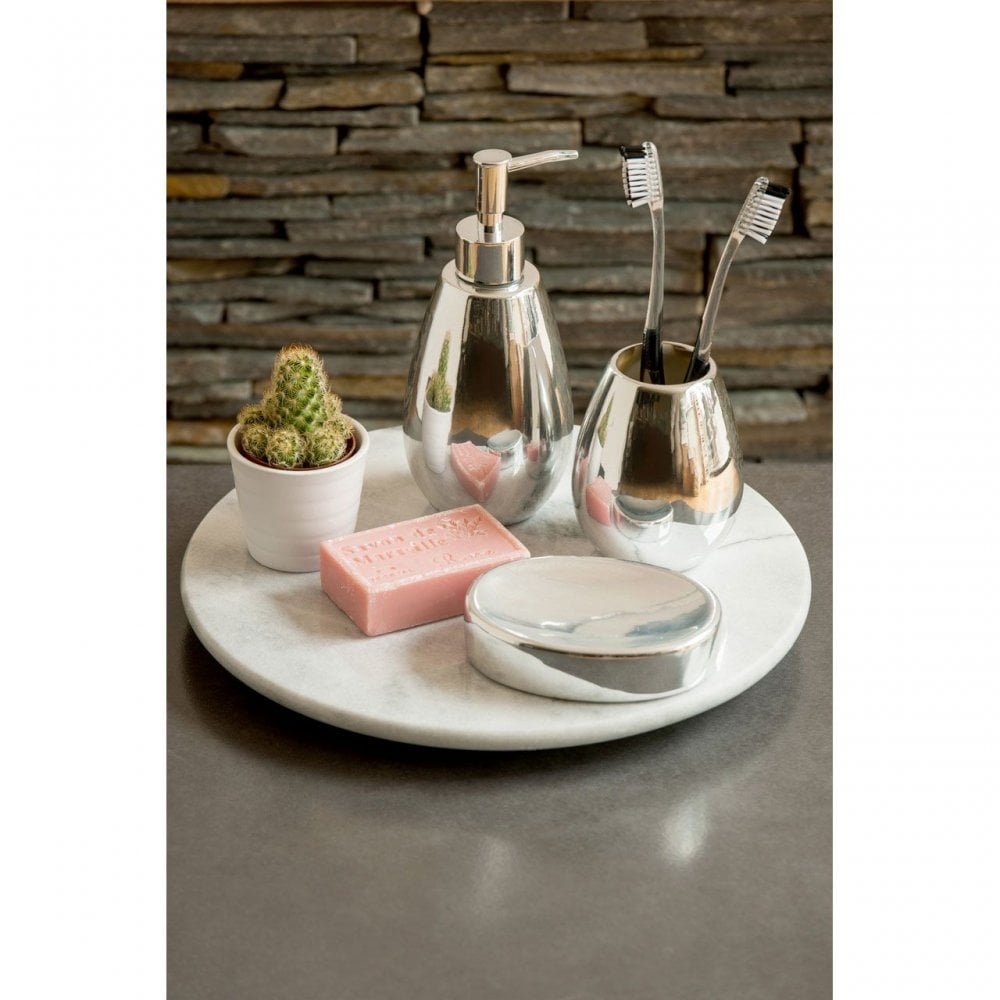 Magpie Dolomite Silver 3Pc Bathroom Set