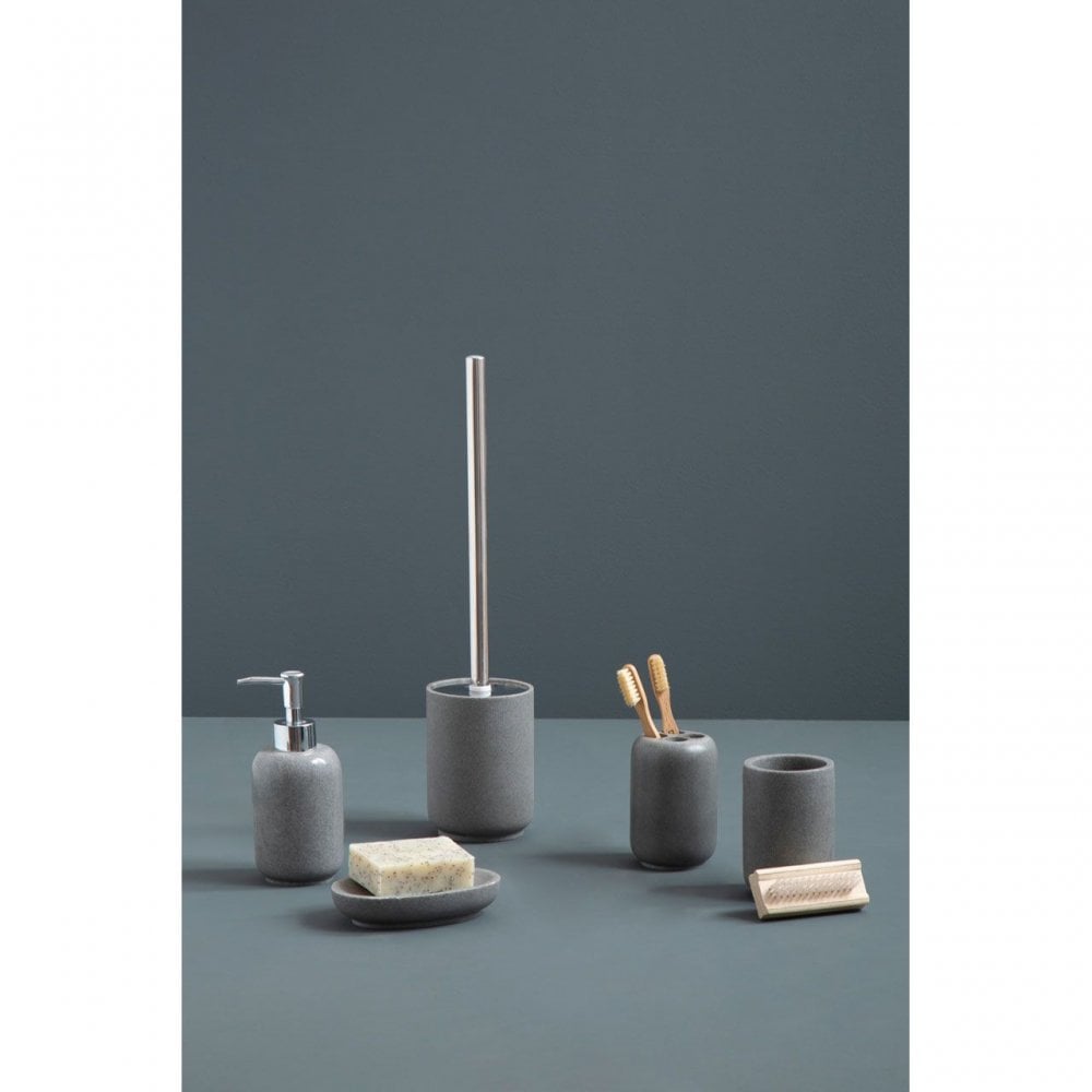 Canyon Grey Stone Toothbrush Holder