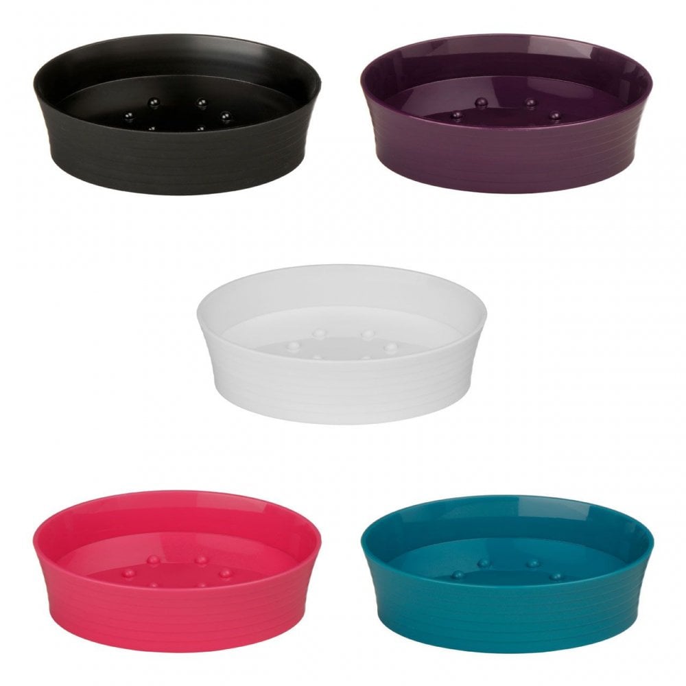 Hot Pink Plastic Soap Dish